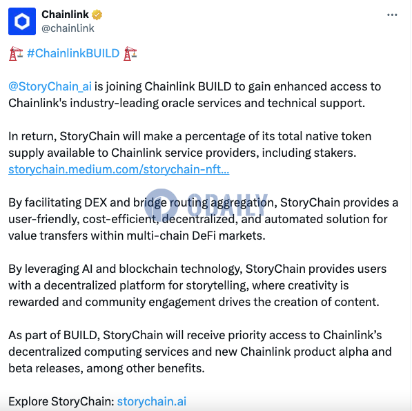Chainlink解锁价值逾亿美元的财富，代币转移至币安加密都市的重大里程碑事件