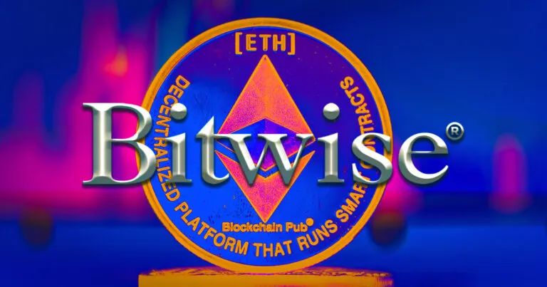Bitwise表示，以太坊从零售交易转向机构结算中心
